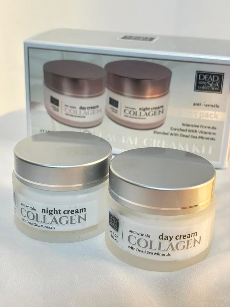 Dead Sea Collection Anti-Wrinkle Facial Cream Kit (2 in 1 Pack)